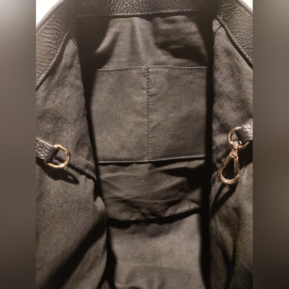 Johnny Was Tippi Tote Black Pebbled Leather - Picture 8 of 11